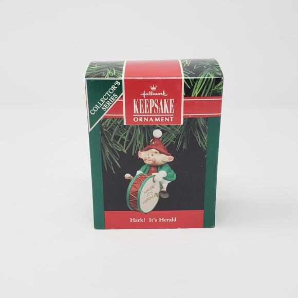 1990 Hallmark Hark! It’s Herald #2 Keepsake Holiday Christmas Ornament. - Picture 1 of 5